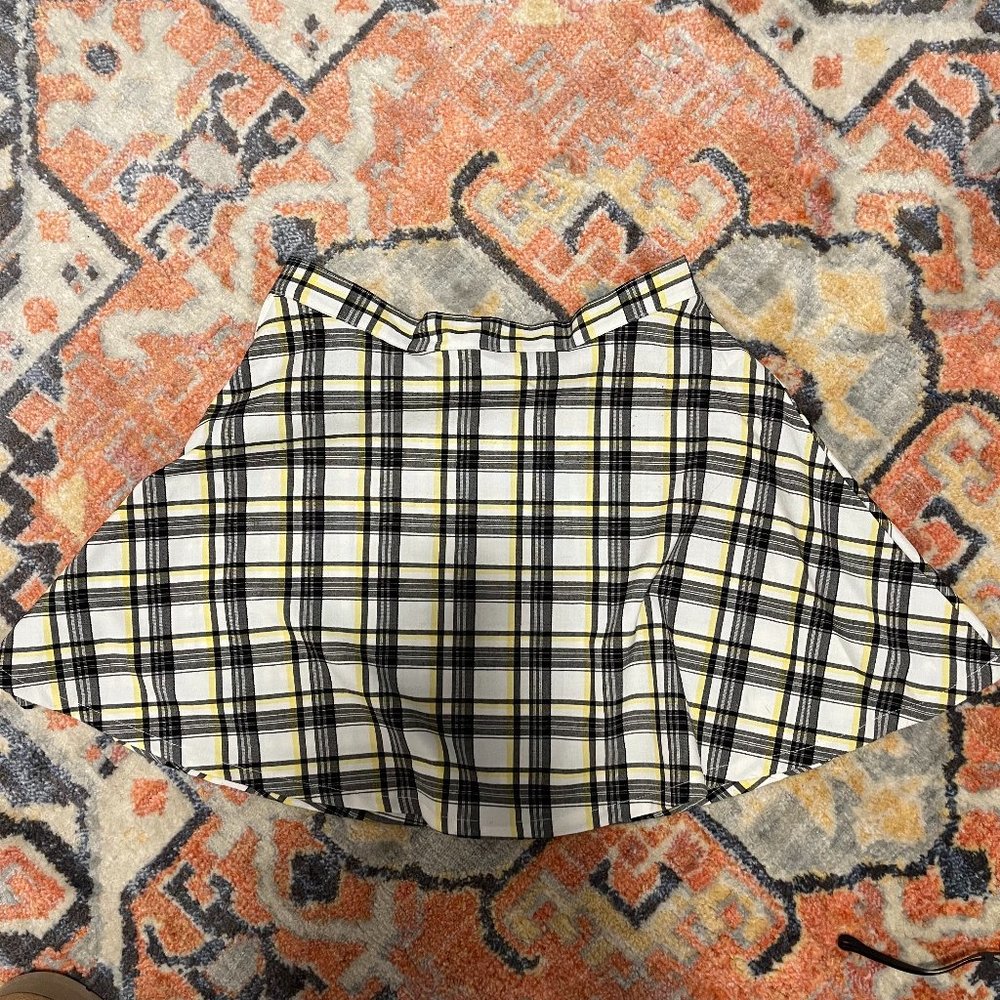 American Apparel School Girl Plaid Mini Skirt Medium